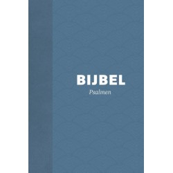 HSV Bijbel met Psalmen - hardcover blauw met schelpen