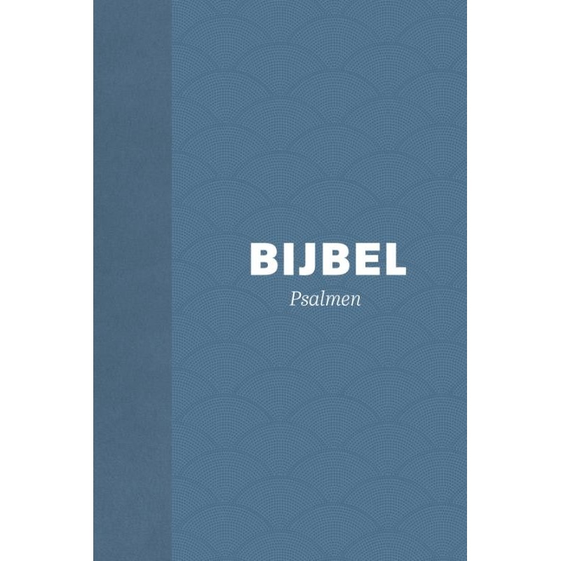 HSV Bijbel met Psalmen - hardcover blauw met schelpen