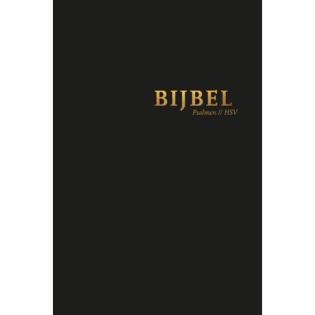 HSV Bijbel met Psalmen - harcover zwart 12x18 cm