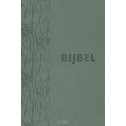 HSV Bijbel met Psalmen - groen leer met duimgrepen