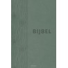HSV Bijbel met Psalmen - groen leer met duimgrepen